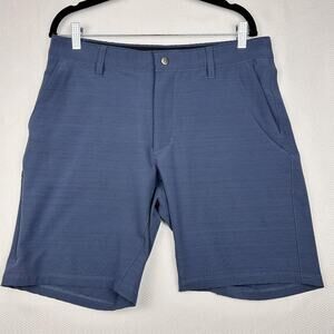 BYLT Shorts Mens Large Blue Kinetic Golf Athletic Performance Stretch Casual